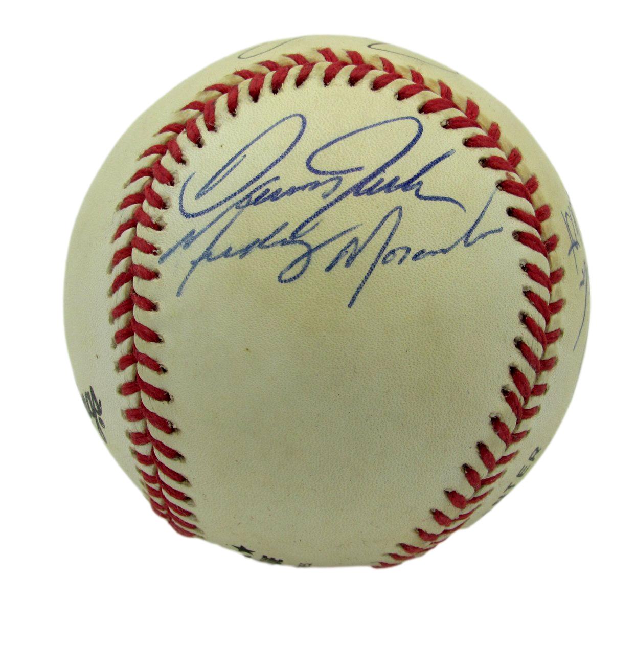 1993-94 Phillies Team Signed by 6 ONL Baseball Daulton Fregosi Schilling 158918
