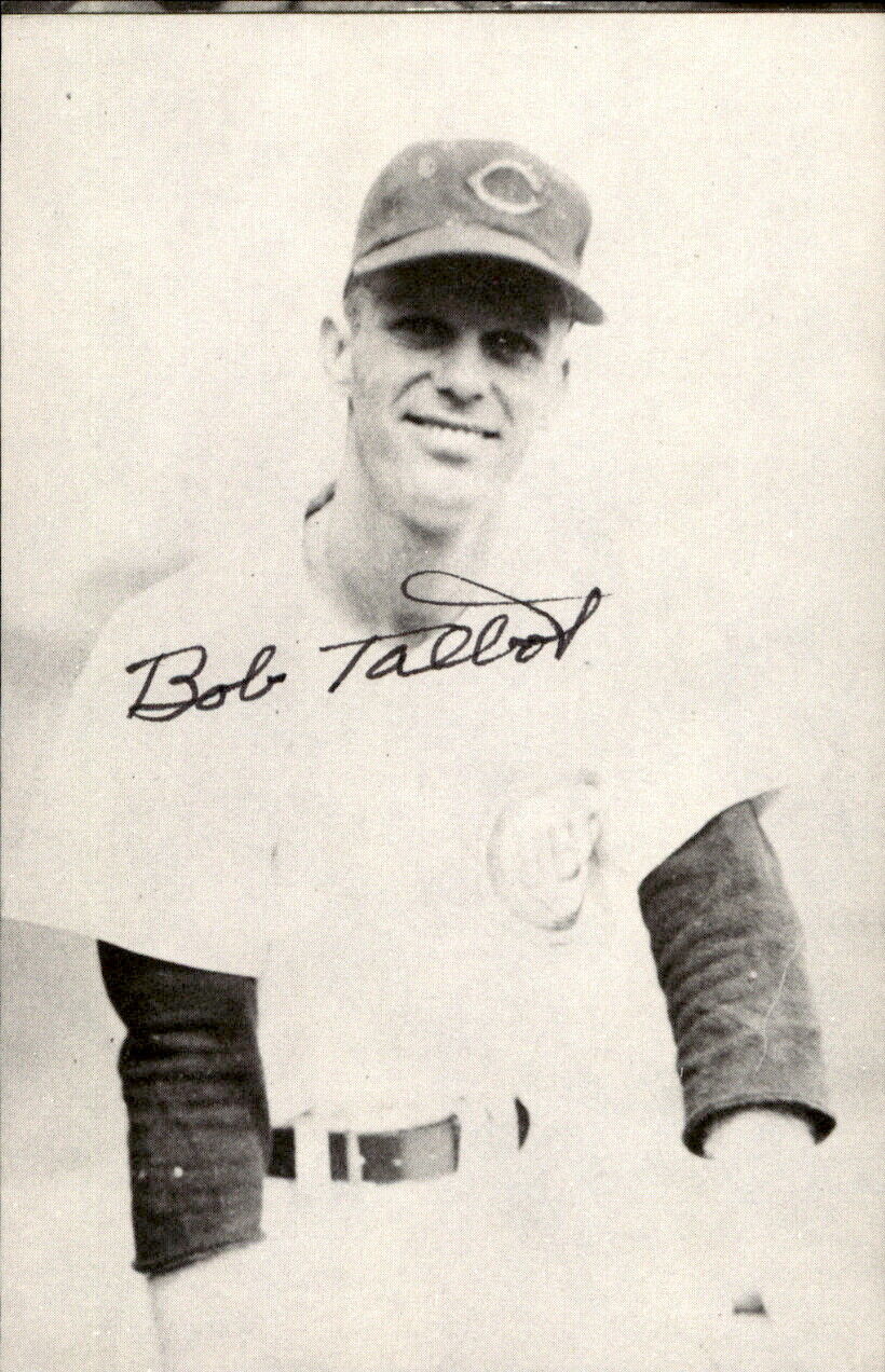 Bob Talbot Chicago Cubs Signed/Autographed 3x5 Photo 179258