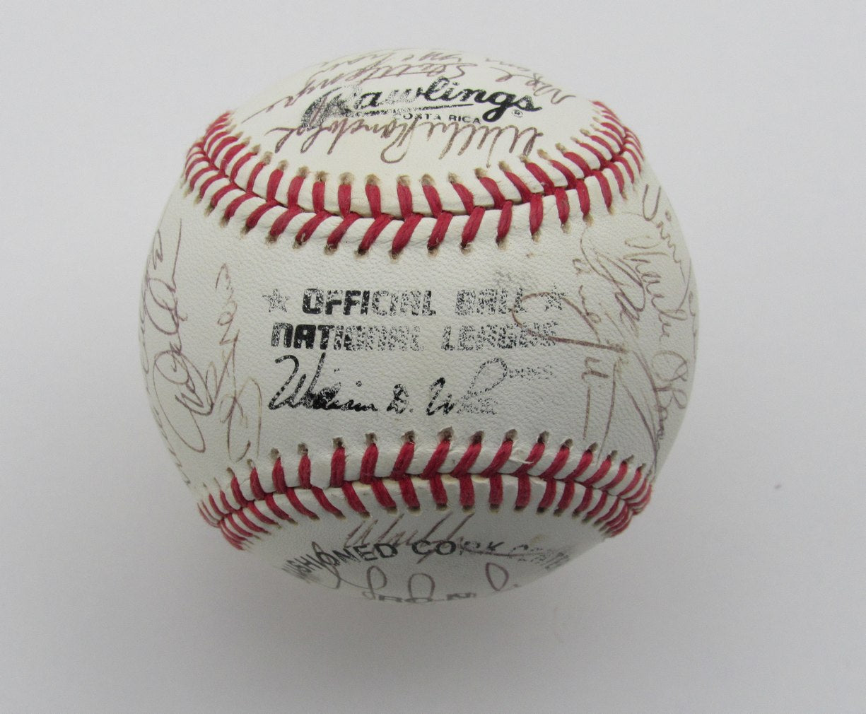 1992 Mets Team Autographed by 31 Gooden Bonilla Saberhagen ONL Baseball 185520