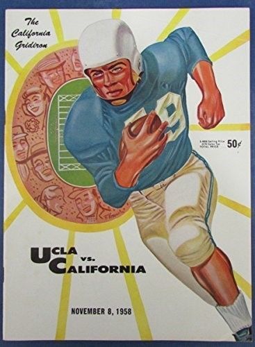 1958 The California Gridiron UCLA v. California Program 127007