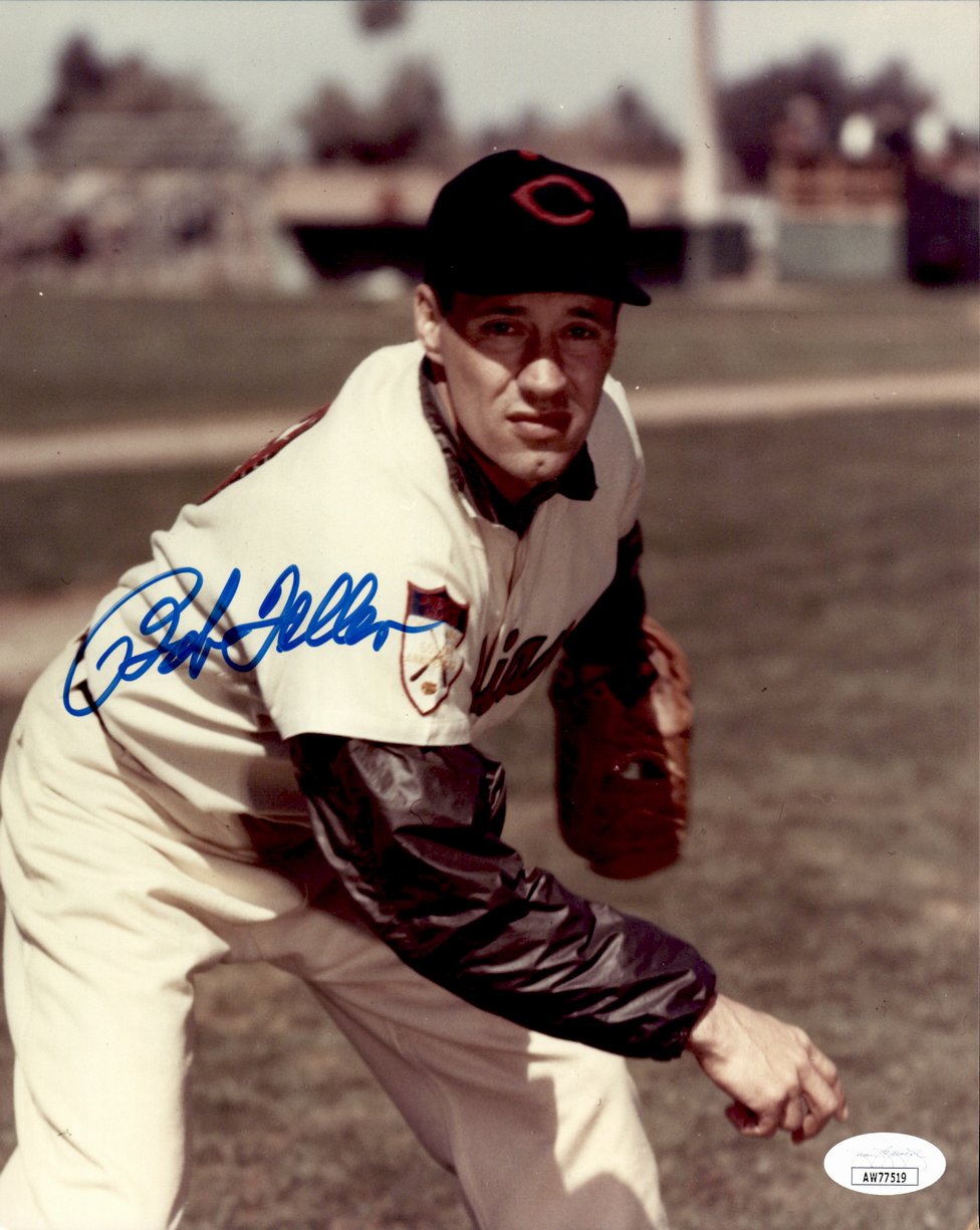 Bob Feller HOF Signed/Autographed 8x10 Photo Cleveland Indians JSA 191470
