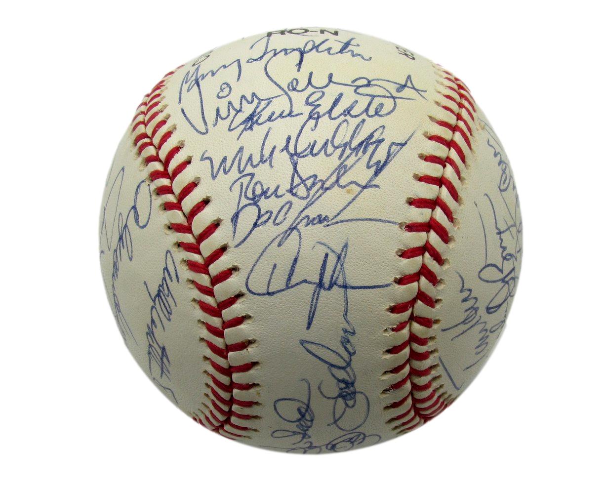 1991 Mets Team Autographed by 31 Harrelson Cone Gooden Viola ONL Baseball 182806