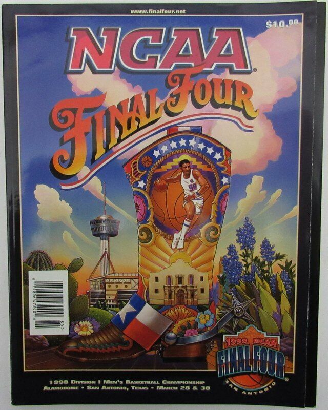 1998 NCAA FINAL FOUR Championship Program Kentucky Champs vs. Utah 142974