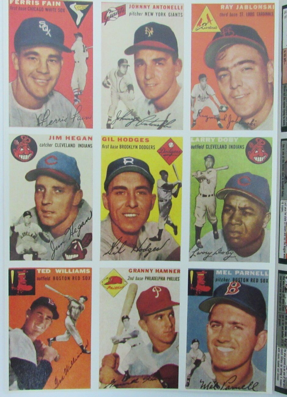 Sports Illustrated 1st Issue with 1954 Topps Cards 9/16/1954 REPRINT 2001 153010