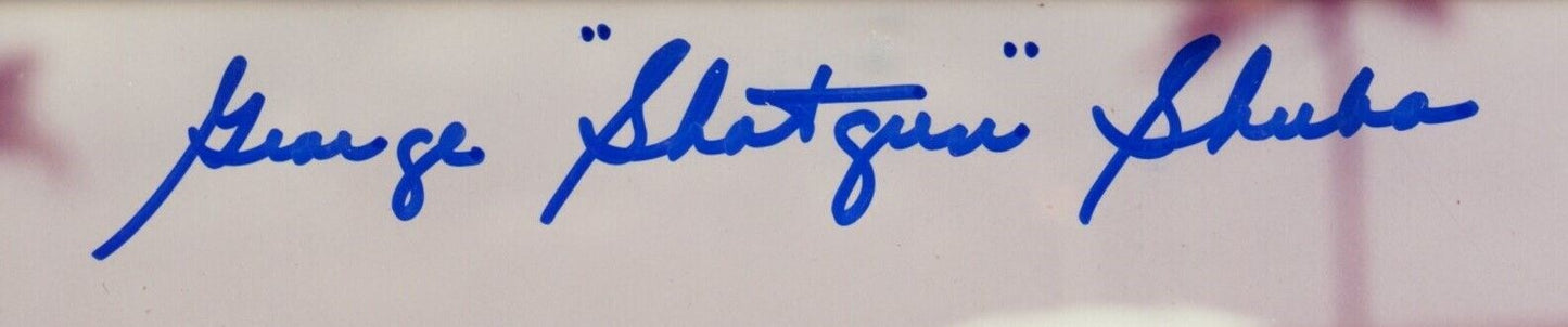 George "Shotgun" Shuba Autographed 8x10 Photo Brooklyn Dodgers JSA 177831