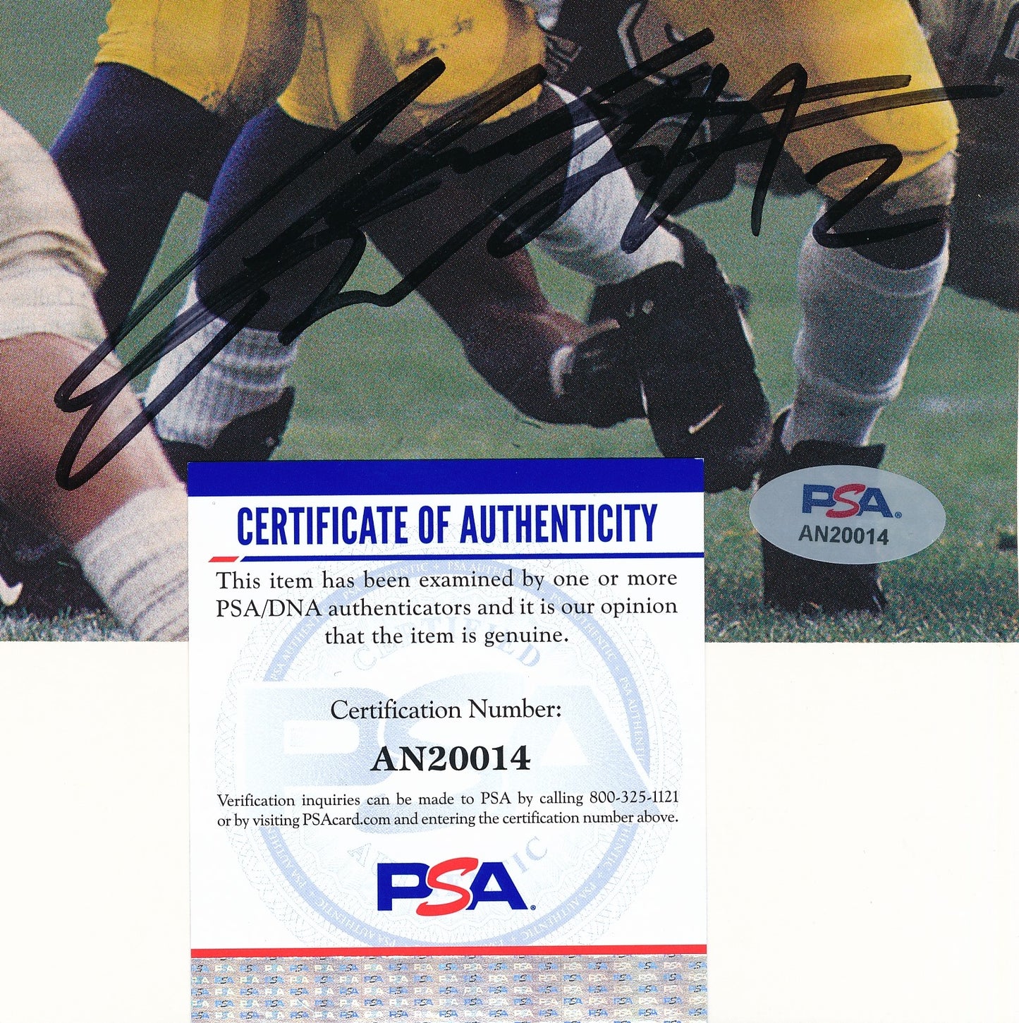 Charles Woodson Signed 8x10 Magazine Photo Michigan 1997 Heisman PSA/DNA 188151