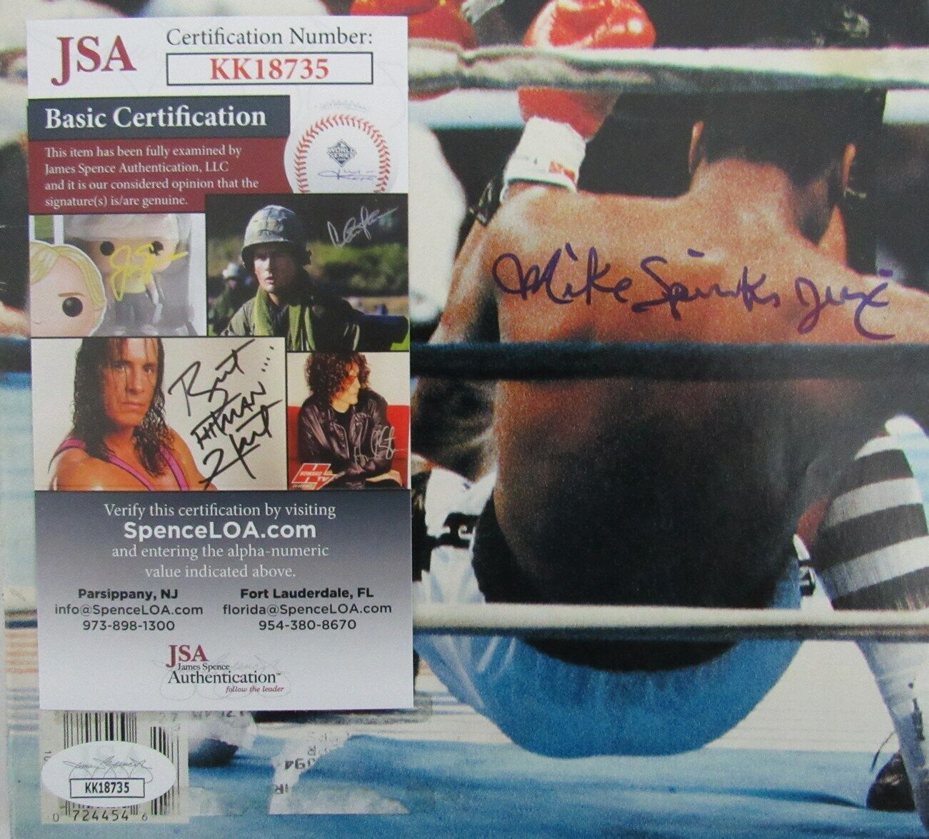 Michael Spinks Champ Signed/Autographed 1988 Sports Illustrated JSA156359