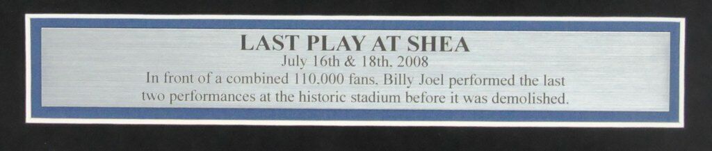 Billy Joel "Last Play at Shea" 11x14 Photo Framed 135088