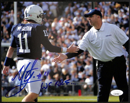 Matt McGloin PSU Penn State Signed/Inscribed "We Are..." 8x10 Photo JSA 191897