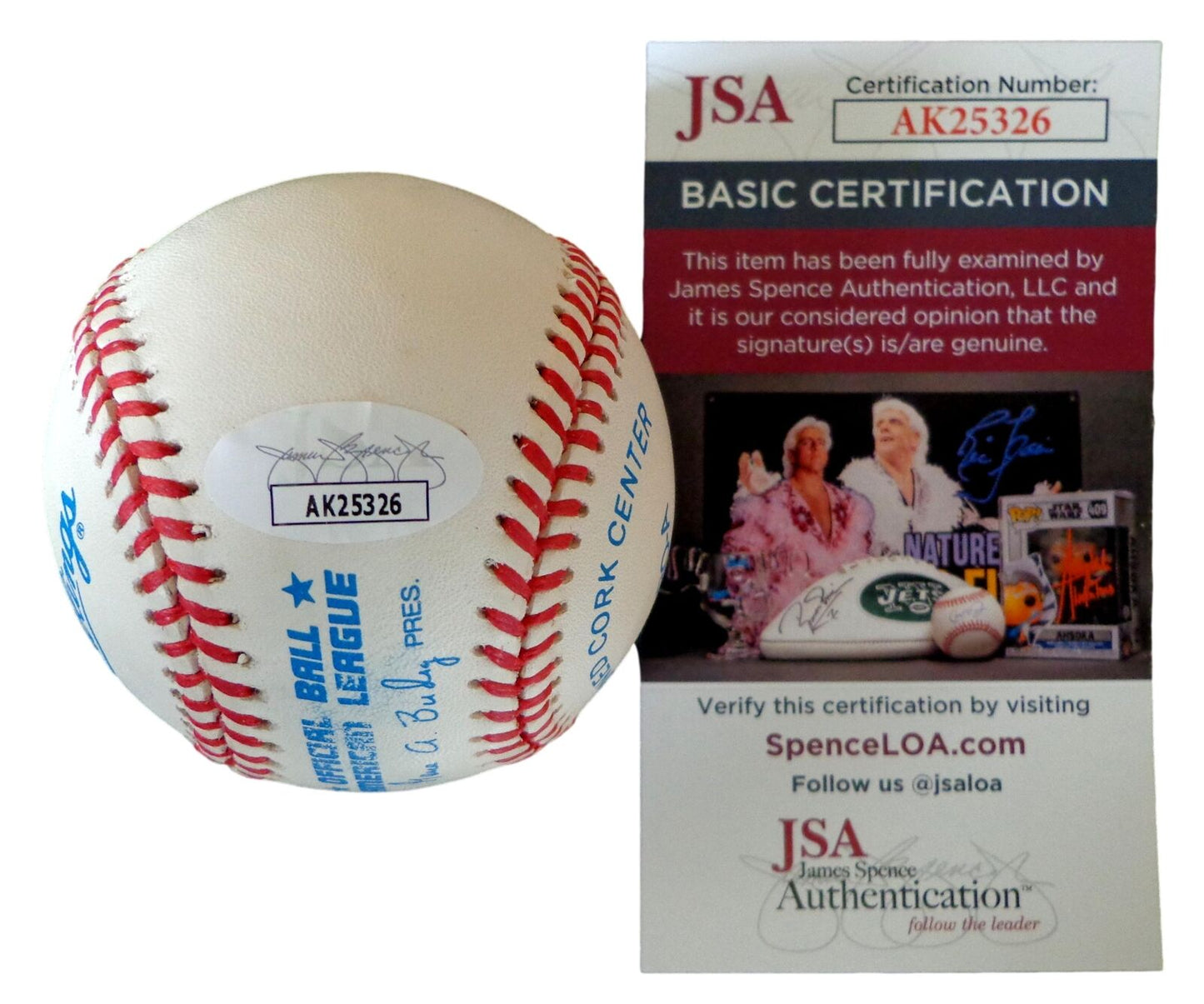Pat Patterson Autographed OAL Baseball Negro League Newark Eagles JSA 179826
