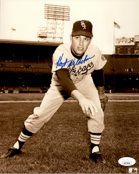 Hoyt Wilhelm HOF Signed/Autographed 8x10 Photo Chicago White Sox JSA 191086