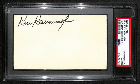 Buddy Young Signed/Inscribed 3x5 Index Card Baltimore Colts PSA/DNA 189020