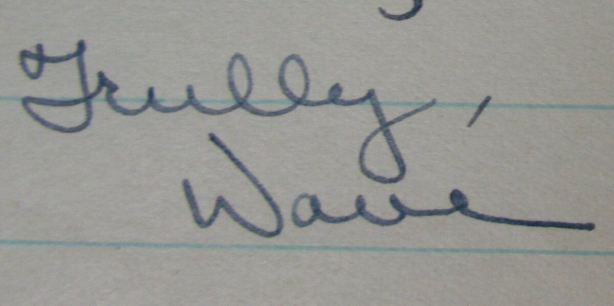 David Rankin Purdue Boilermakers Signed Handwritten Note PSA/DNA 145045