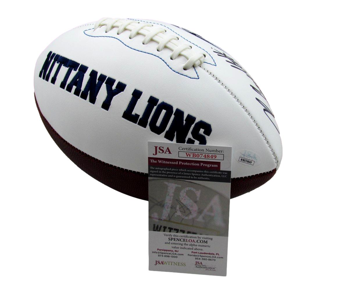 John Cappelletti Autographed/Inscr Penn State Logo Football JSA 184706