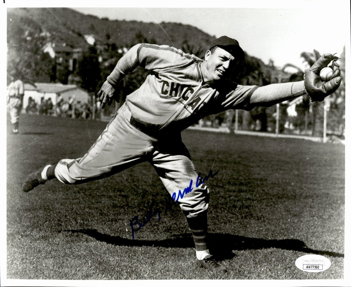 Billy Herman HOF Signed/Autographed 8x10 Photo Chicago Cubs JSA 191431