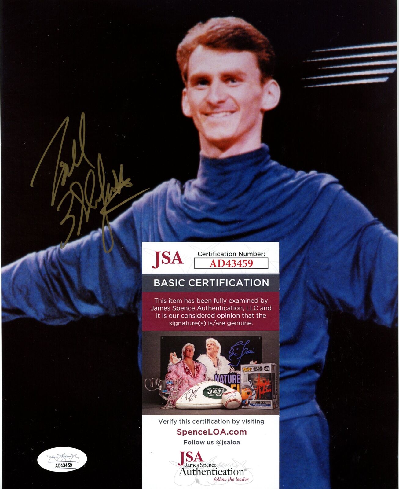 Todd Eldredge Autographed 8x10 Photo Olympic USA Figure Skating JSA