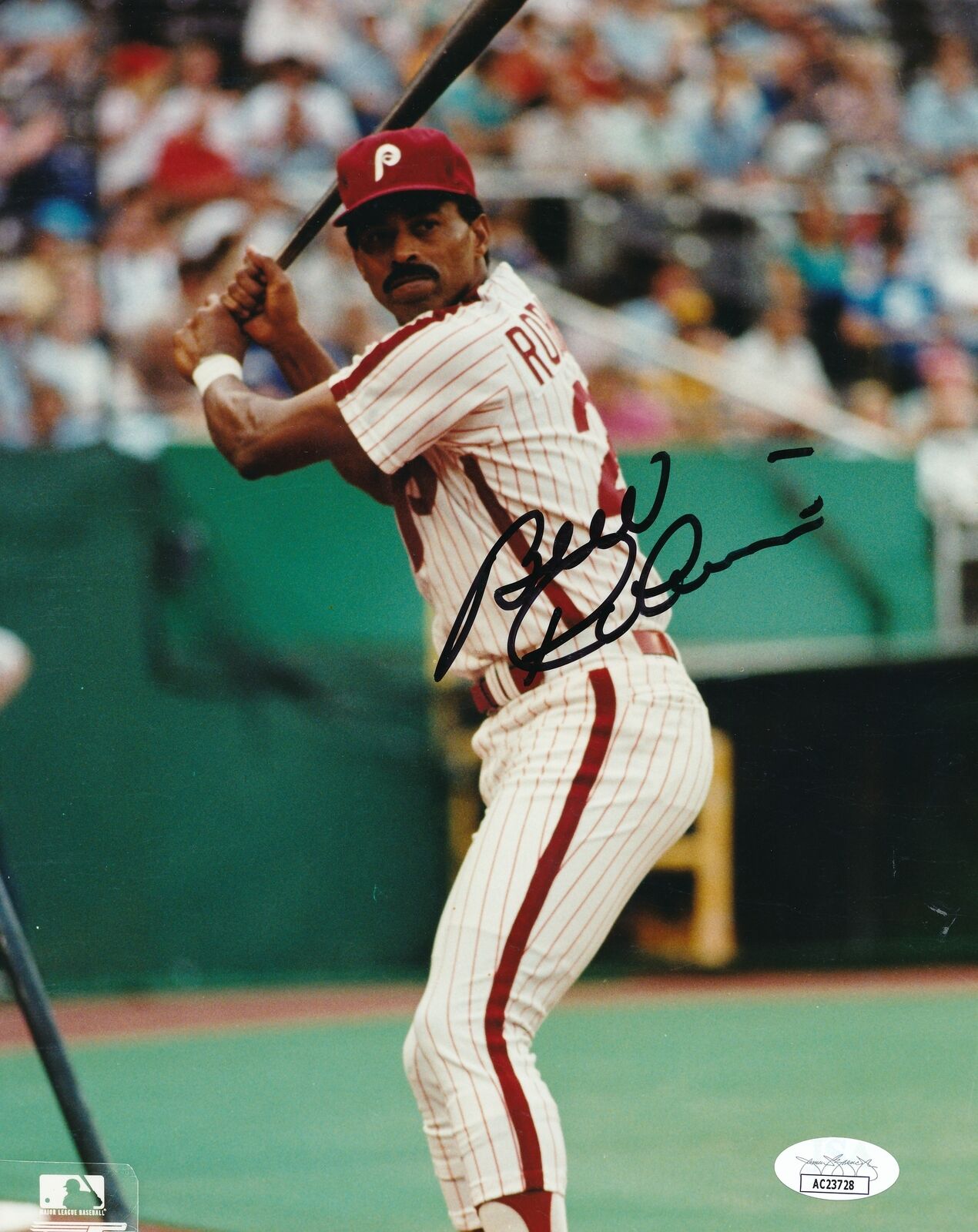 Bill Robinson Autographed 8x10 Photo Philadelphia Phillies JSA