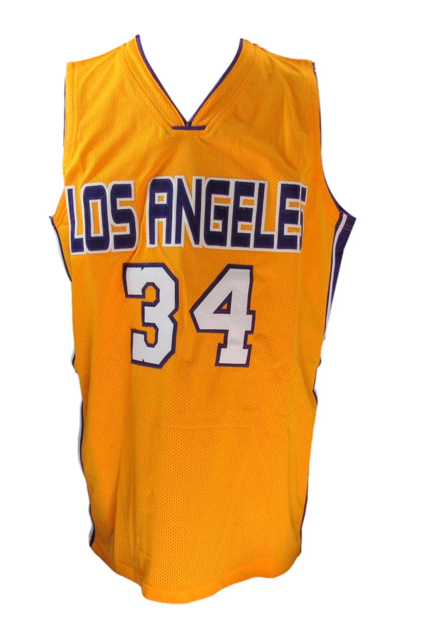 Shaquille O'Neal Autographed Los Angeles Lakers Custom Jersey JSA 186812