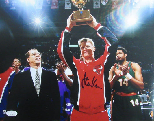 Steve Kerr Autographed 11x14 Photo Chicago Bulls JSA
