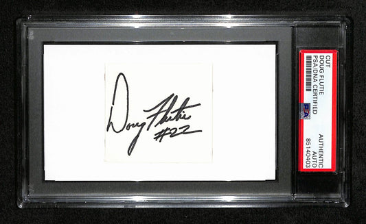 Doug Flutie Autographed 3x5 Cut Card PSA/DNA 186544