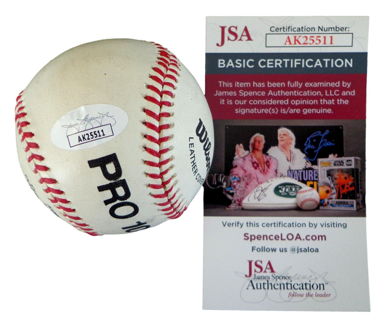 Paul Molitor HOF Autographed PRO 100 Baseball Milwaukee Brewers JSA 180156