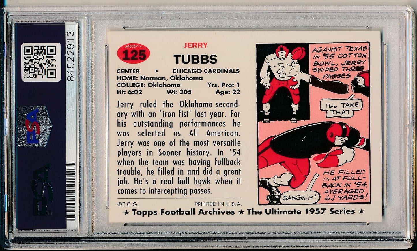 Jerry Tubbs Cardinals Signed/Auto 1994 TOPPS Archives Card #125 PSA/DNA 166241