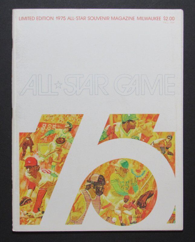 1975 MLB All-Star Souvenir Magazine in Milwaukee