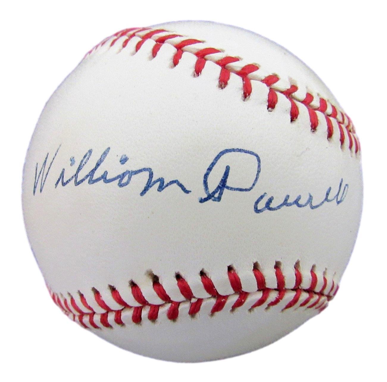 William Powell Autographed OAL Baseball Negro League Black Barons JSA 180137