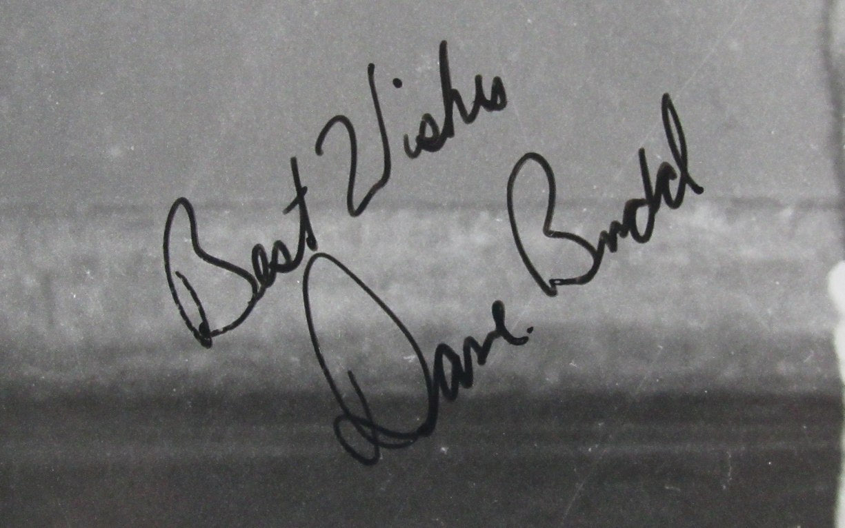 Dave Budd Signed/Inscribed 8x10 B/W Photo New York Knicks 189966
