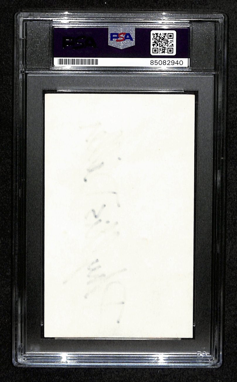 Phyllis Diller Signed 3x5 Index Card Stand-up Comedian PSA/DNA 184369