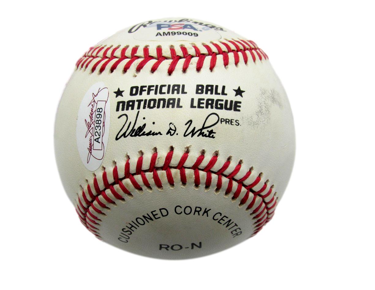 Don Drysdale HOF Signed ONL Baseball Los Angeles Dodgers PSA/DNA 185327