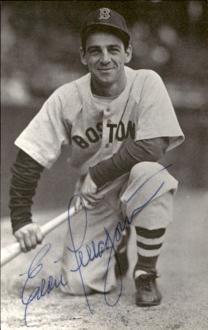 Eddie Pellagrini Red Sox d. 2006 Signed/Autographed 3x5 Photo 178705