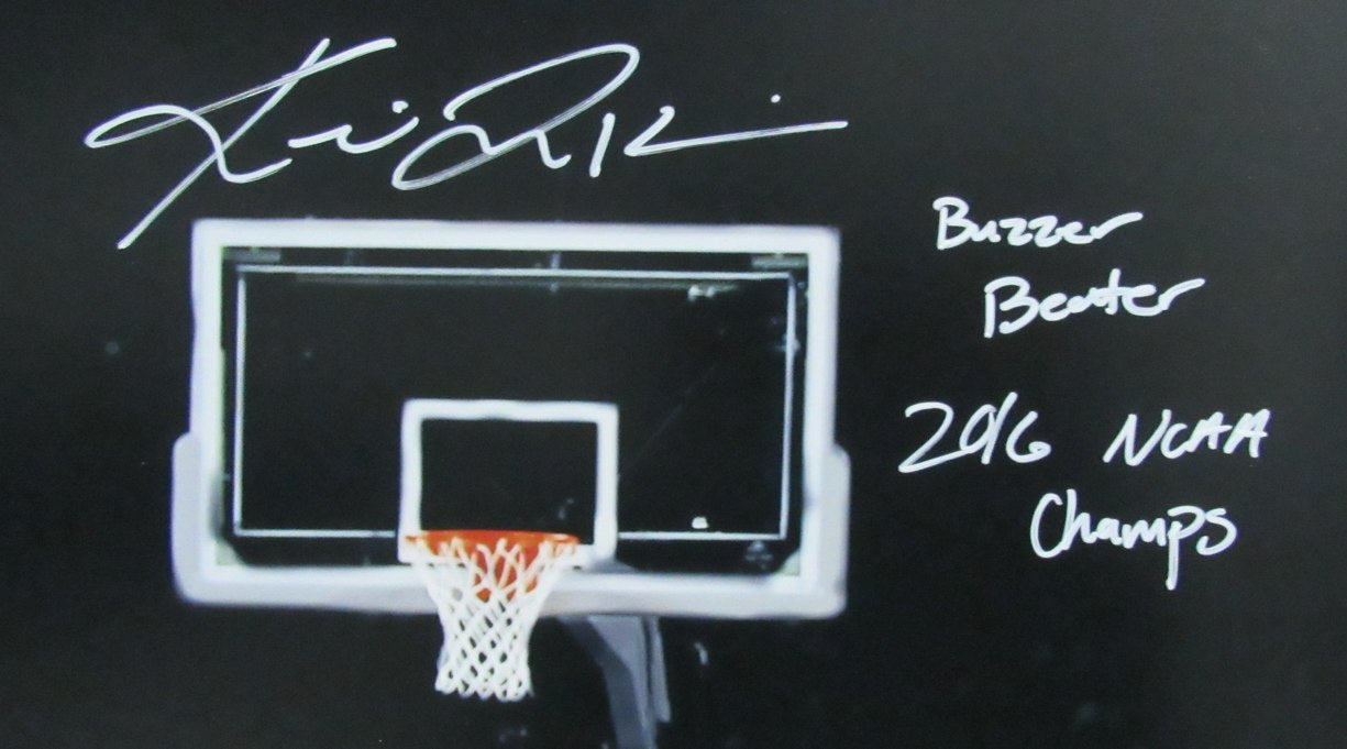 Kris Jenkins Signed The Shot 2016 Villanova NCAA Champs 16x20 Photo JSA 158958