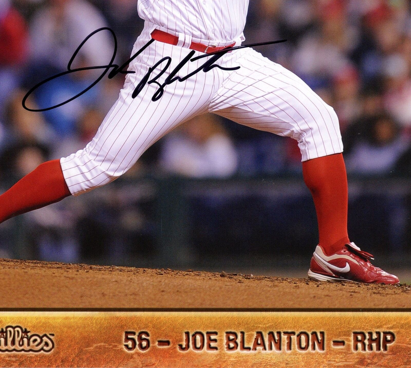 Joe Blanton Autographed 2011 8x10 Phillies Phan Photo