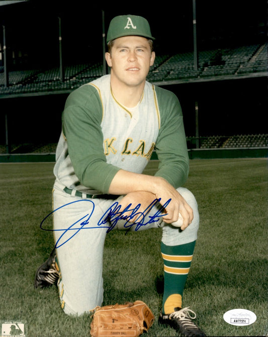 Jim Catfish Hunter HOF Signed/Autographed 8x10 Photo Oakland A's JSA 191417