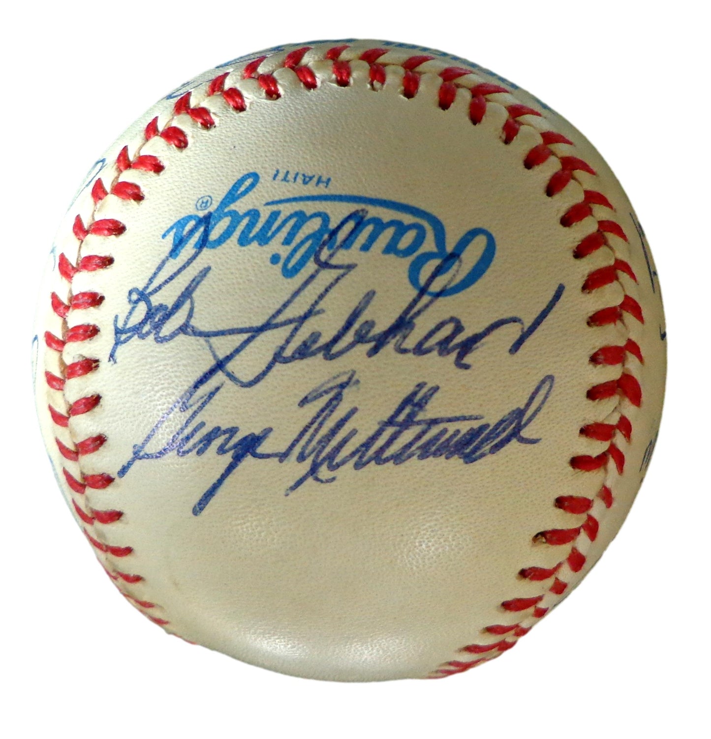 Minnesota Twins Multi-Autographed by 10 Pleayers OAL Baseball 179887