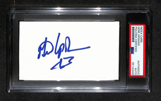 Gene Upshaw  Autographed 3x5 Index Card PSA/DNA 186543