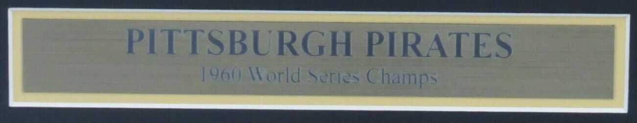 Pirates 1960 World Series Champs The Pittsburgh Press Newspaper Framed 157903