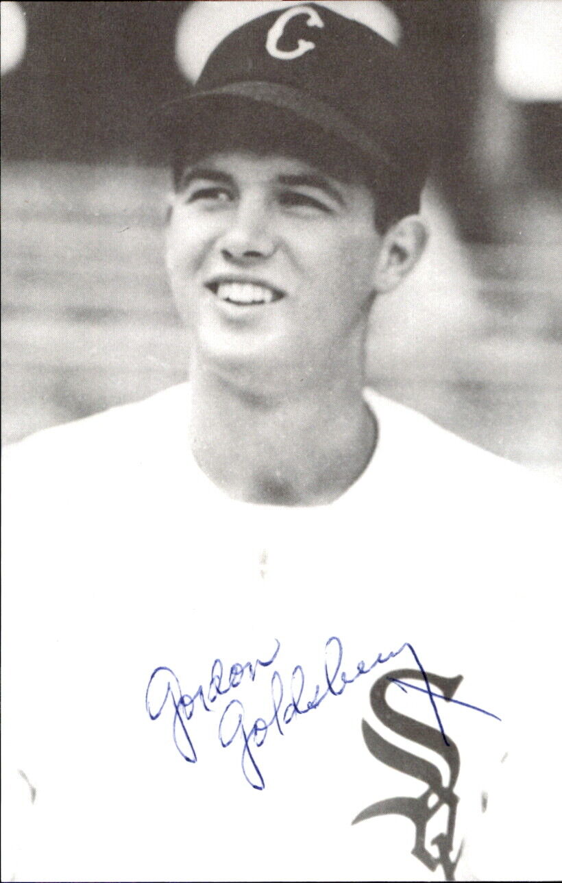 Gordon Goldsberry White Sox d. 1996 Signed/Auto 3x5 Photo 178297