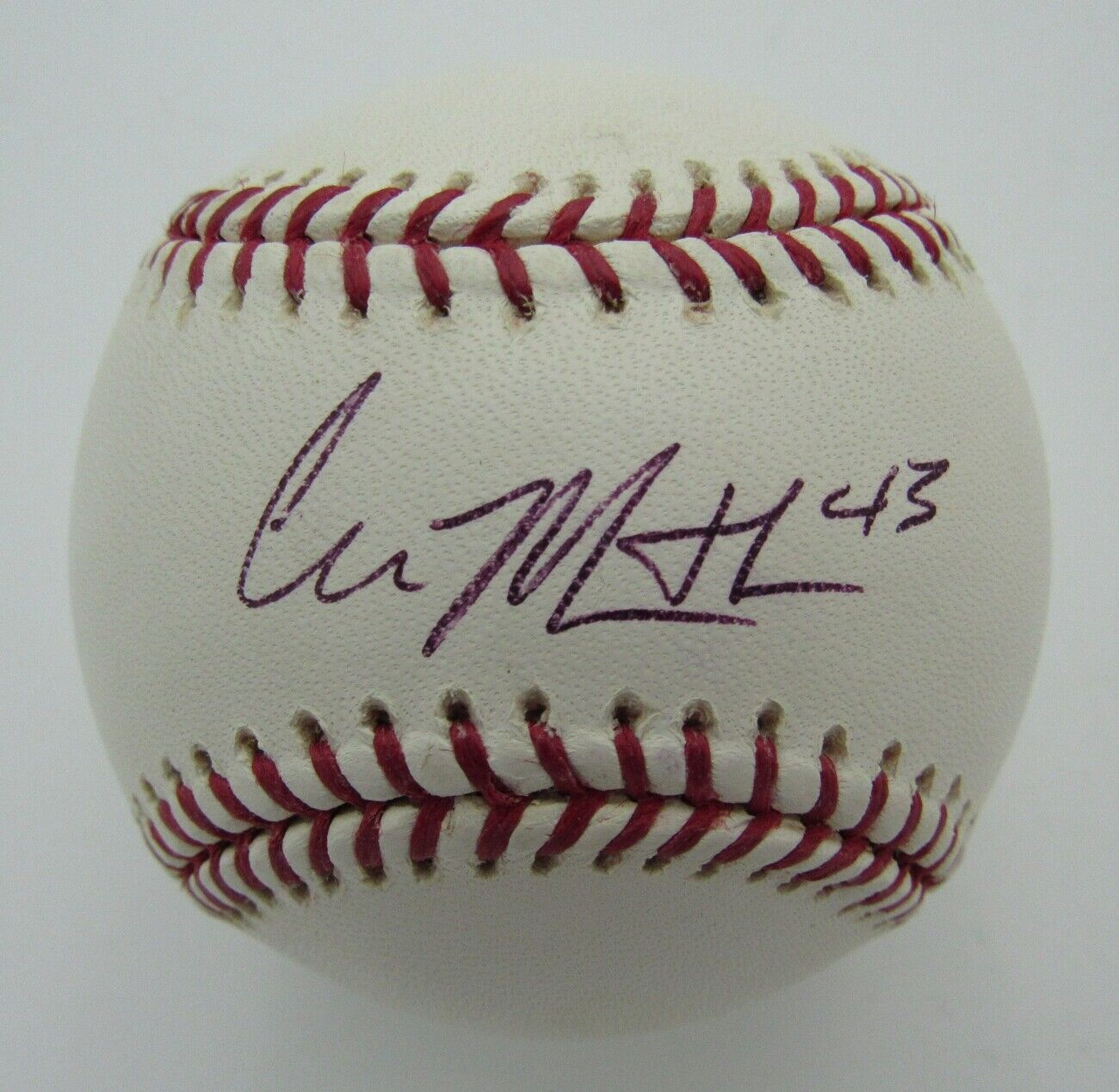 Cla Meredith San Diego Padres Signed/Autographed Official MLB Baseball 155497
