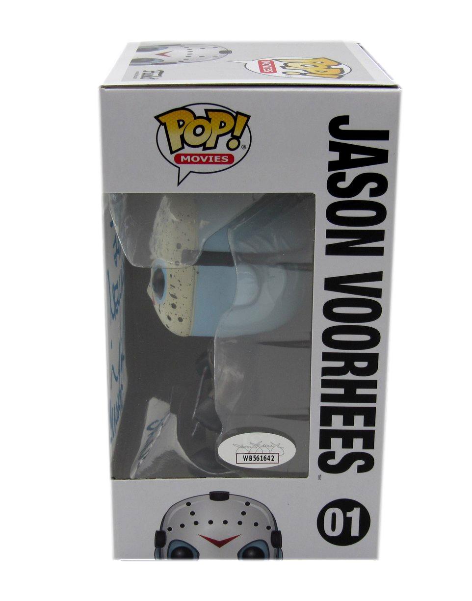 Ari Lehman Signed/Insc Funko Pop! #01 "Friday the 13th" Signed Blue JSA 190717
