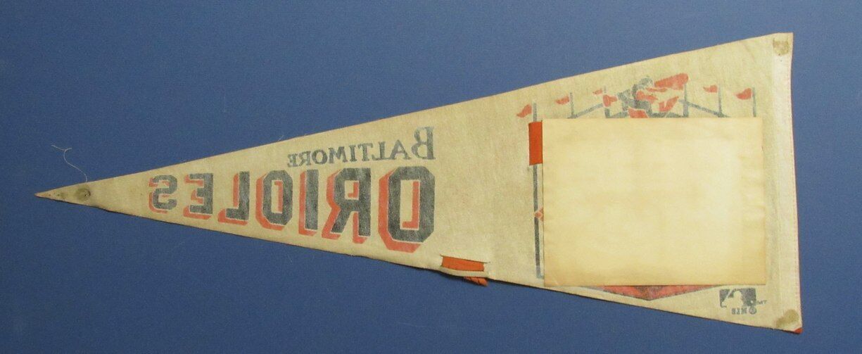 1972 Baltimore Orioles Baseball 30x12 Felt MLB Pennant with Team Photo