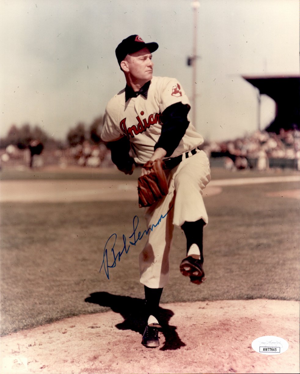 Bob Lemon HOF Signed/Autographed 8x10 Photo Cleveland Indians JSA 191346