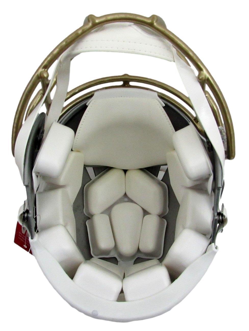 Drew Brees Autographed Full Size Flash Authentic Helmet Saints Beckett 178262