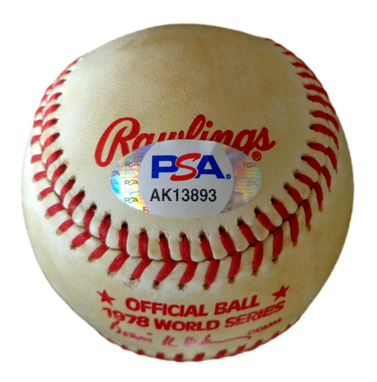 Steve Garvey Signed/Auto 1978 World Series Baseball LA Dodgers PSA/DNA 190051