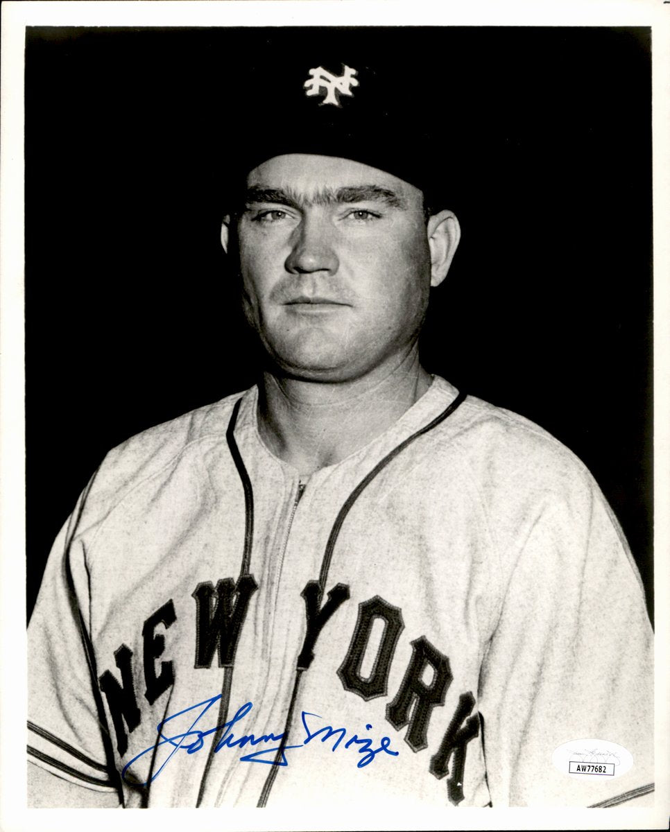 Johnny Mize HOF Signed/Autographed 8x10 Photo New York Giants JSA 191211