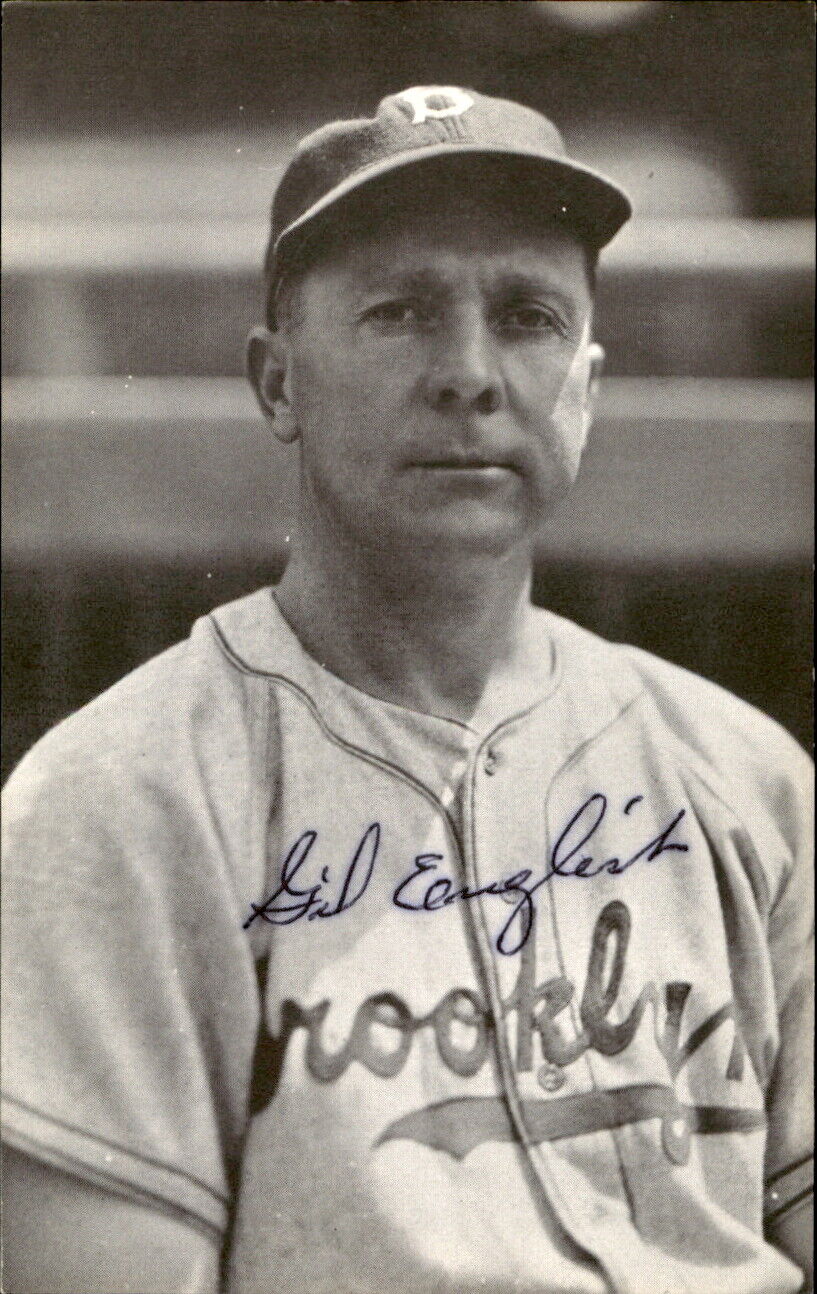 Gil English Dodgers d. 1996 Signed/Autographed 3x5 Photo 178209