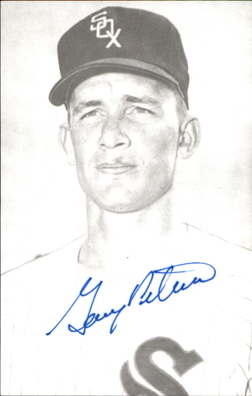 Gary Peters White Sox Signed/Autographed 3x5 Photo 178711