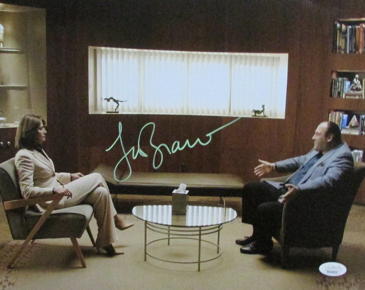 Lorraine Bracco Autographed "Sopranos" Dr. Melfi 11x14 Photo JSA