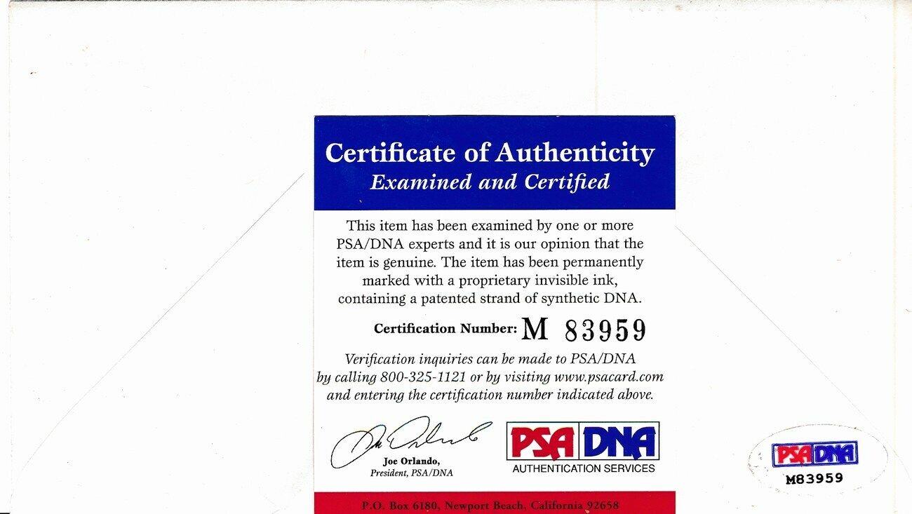 Ingemar Johansson/Floyd Patterson Signed First Day Cover FDC PSA/DNA 148327